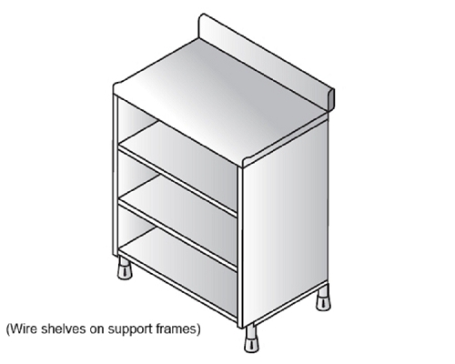 IMC Bartender Shelf Unit 1000mm with Wire Shelves - BZ37/100